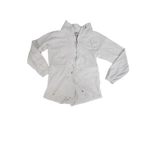 Princess Polly size 0 white beach romper long sleeve